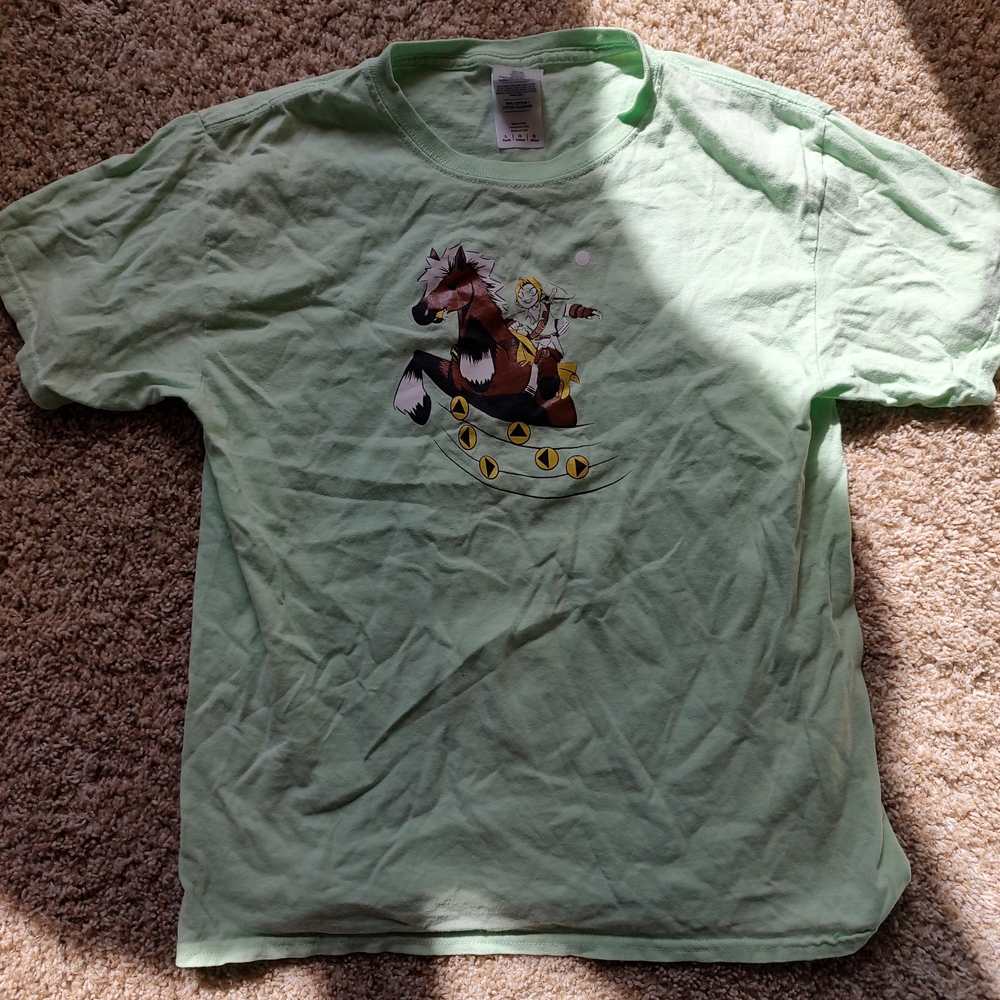 CONvergence Con Light Green Kids Tee with Link- Legend Of Zelda